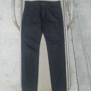 RARE LEVIS 508 SLIM TAPERED BLACK JEANS
